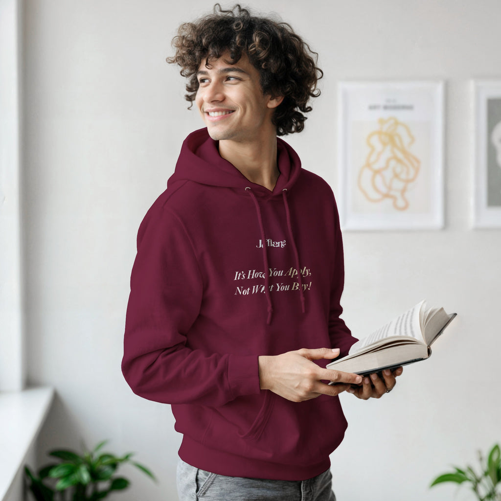 Jeffiana Hoodie Pullover Maroon